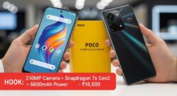 Poco का 210MP Camera Phone – ₹18,500 में Snapdragon 7s Gen2 + 6800mAh Power
