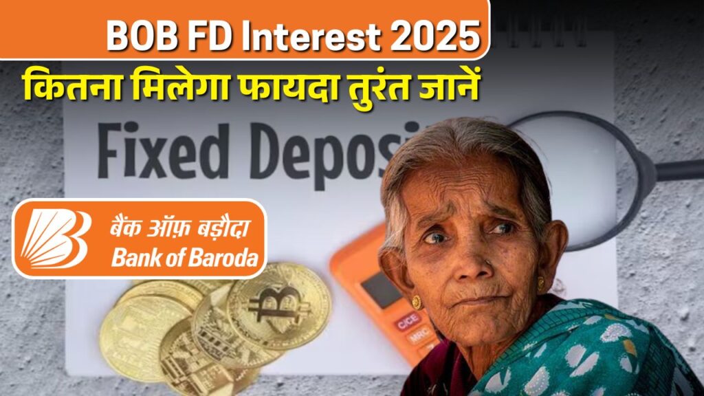 BOB FD Interest 2025